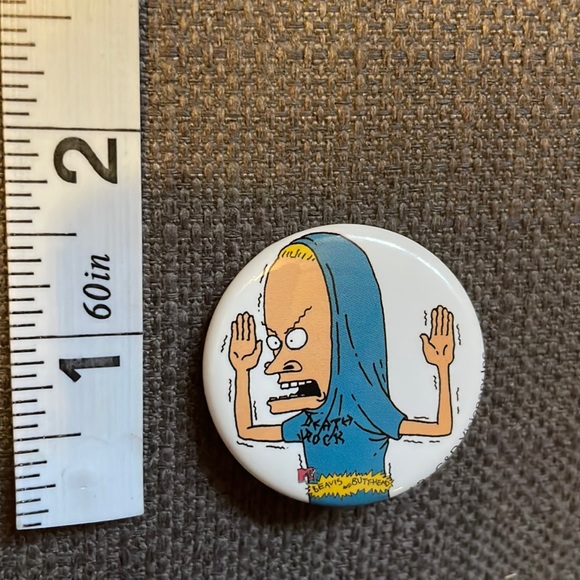 Vintage Other 202 Beavis Cornholio Pin Poshmark